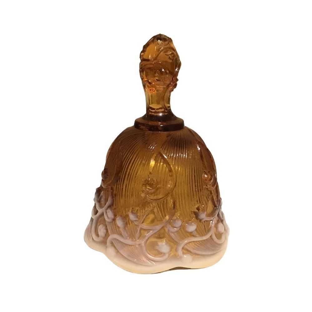 Fenton‎ Cameo Opalescent Lily Of The Valley Bell